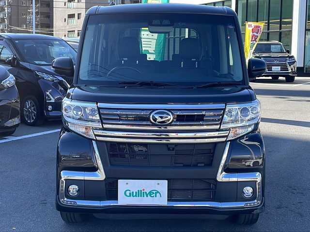 ダイハツ タント カスタムRS トップED LTD SAⅢ 長野県 2018(平30)年 4.8万km ブラックマイカメタリック 純正SDナビ/【NSZN-W69D】/　(CD/DVD/Bluetooth/TV/FM/AM)/全周囲カメラ/純正15インチアルミホイール/前方ドライブレコーダー【DRN-H68N】/両側電動スライドドア/衝突被害軽減ブレーキ/コーナーセンサー/ETC/運転席シートヒーター/純正アルミホイール/純正フロアマット/サイドエアバッグ/アイドリングストップ/オートハイビーム/オートライト/ドアバイザー/フォグランプ/スマートキー/スペアキー1本/プッシュスタート/ABS/横滑り防止装置/パワーステアリング/パワーウインドウ/取扱説明書