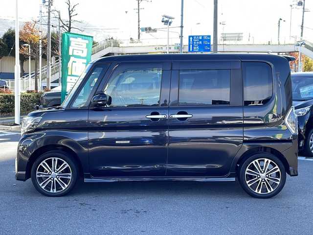 ダイハツ タント カスタムRS トップED LTD SAⅢ 長野県 2018(平30)年 4.8万km ブラックマイカメタリック 純正SDナビ/【NSZN-W69D】/　(CD/DVD/Bluetooth/TV/FM/AM)/全周囲カメラ/純正15インチアルミホイール/前方ドライブレコーダー【DRN-H68N】/両側電動スライドドア/衝突被害軽減ブレーキ/コーナーセンサー/ETC/運転席シートヒーター/純正アルミホイール/純正フロアマット/サイドエアバッグ/アイドリングストップ/オートハイビーム/オートライト/ドアバイザー/フォグランプ/スマートキー/スペアキー1本/プッシュスタート/ABS/横滑り防止装置/パワーステアリング/パワーウインドウ/取扱説明書