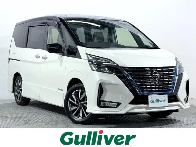 日産 セレナ e－パワー ハイウェイスター V 大阪府 2020(令2)年 3.8万km ブリリアントホワイトパール 2トーン ProPILOT 純正10incナビTV 360カメラ フリップダウンモニター デジタルインナーミラー レーダークルコン 衝突軽減ブレーキ レーンアシスト 両側パワースライドドア クリアランスソナー ドライブレコーダー ETC