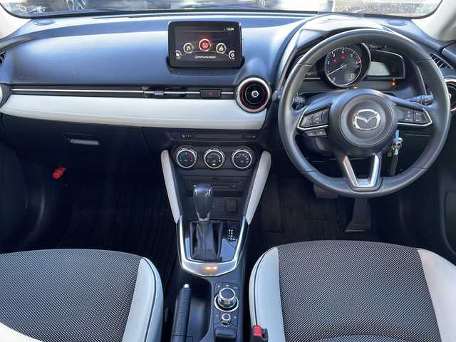 マツダ デミオ XD ツーリング Lパッケージ 福島県 2017(平29)年 4.4万km ジェットブラックマイカ 4WD 純正ナビ フルセグTV Bluetooth バックカメラ 衝突軽減ブレーキ オートクルーズ シートヒーター LEDヘッドライト パドルシフト ハーフレザーシート 横滑り防止 スマートキー