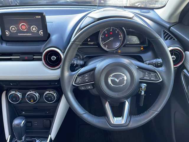 マツダ デミオ XD ツーリング Lパッケージ 福島県 2017(平29)年 4.4万km ジェットブラックマイカ 4WD 純正ナビ フルセグTV Bluetooth バックカメラ 衝突軽減ブレーキ オートクルーズ シートヒーター LEDヘッドライト パドルシフト ハーフレザーシート 横滑り防止 スマートキー