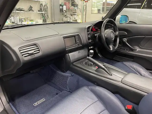 ホンダ Ｓ２０００ 千葉県 2006(平18)年 3.2万km セブリングシルバーM BBS RG-R17インチAW/青レザーシート/パイオニアBluetoothオーディオ（MVH-7500SC）HIDヘッドライト/社外ETC/保証書/取扱説明書/スペアキー/R2.4.6記録簿有