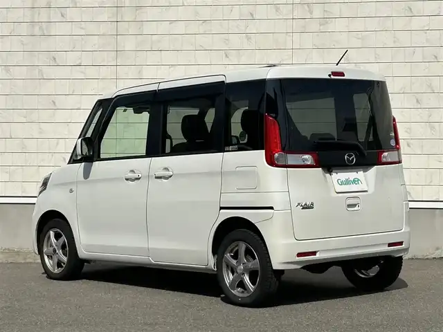 マツダ フレアワゴン XS 山形県 2016(平28)年 2.7万km クリスタルホワイトP 4WD/禁煙車/デュアルカメラブレーキサポート/カロッツェリアSDナビ/　　【CD フルセグ】/左側パワースライドドア/シートヒーター/アイドリングストップ/ステアリングスイッチ/ミラーヒーター/電動格納ミラー/スマートキー×2/ETC