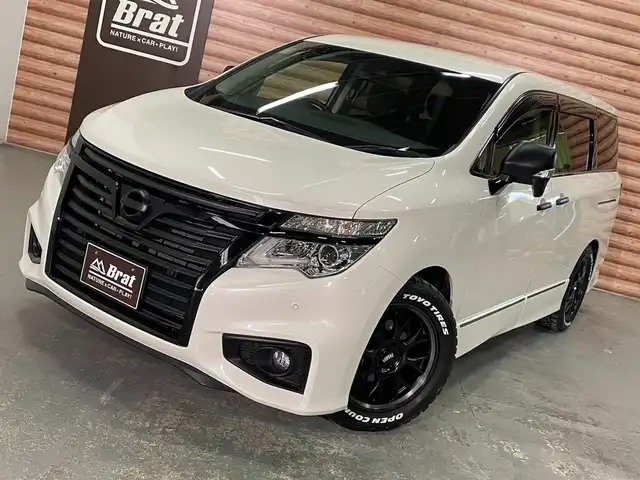 日産 エルグランド 250ハイウェイスターS 福島県 2020(令2)年 2.4万km ブリリアントホワイトパール AIS検査済み/【2502040650】/純正SDナビ/ワンセグテレビ/社外フリップダウンモニター/レーダークルーズコントロール/両側パワースライドドア/純正LEDヘッドライト/ハーフレザーシート/オットマンシート/クリアランスソナー/エマージェンシーブレーキ/オートマチックハイビーム/ワンタッチオートスライドドア/リアサンシェード/社外18インチAW　MID EXCLUSIVE 820F（社外）/TOYOオープンカントリーR/T　225/60-18（新品）（社外）/社外パーツ取付済
