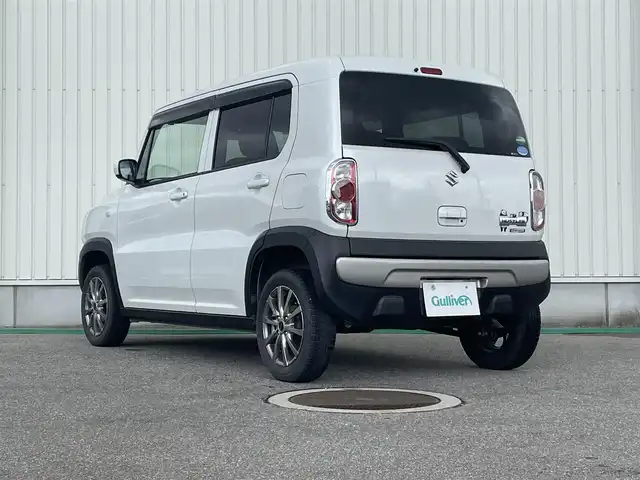 スズキ ハスラー G 富山県 2018(平30)年 7.4万km ピュアホワイトP 〇社外メモリナビ/〇フルセグTV/〇レーダーブレーキサポート/〇アイドリングストップシステム/〇シートヒーター/〇ベンチシート/〇LEDヘッドライト/〇社外１4インチアルミ（スタッドレス）/〇ウレタン製ステアリング/〇キーレス/プッシュスタート/〇禁煙車/〇純正ホイール付夏タイヤ4本有