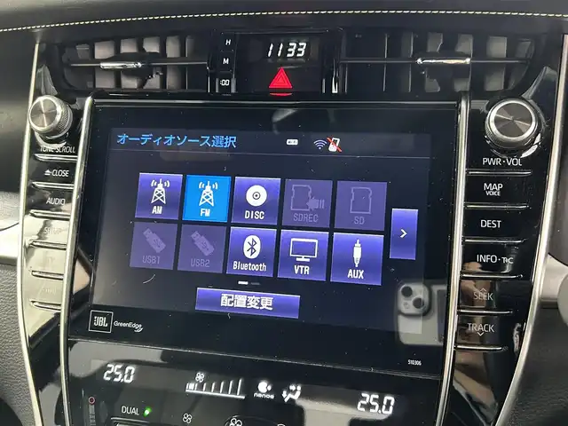 トヨタ ハリアー プログレス 大阪府 2018(平30)年 5.9万km ブラック モデリスタエアロ シーケンシャル JBL10incナビ(フルセグ/DVD再生/Bluetooth) 360カメラ ETC 衝突軽減 レーダークルコン クリアランスソナー ハーフレザー パワーシート
