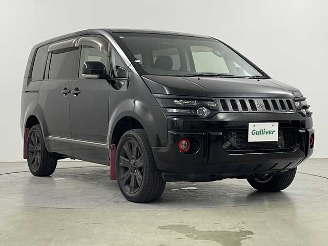 三菱 デリカＤ：５ D－Power package 道央・札幌 2016(平28)年 4.3万km ダイヤモンドブラックマイカ ・４WD /ディーゼルターボ/・社外ナビ/・DVD.CD.SD.Bluetooth/・フルセグ/バックカメラ/・両側パワースライドドア/・パドルシフト/マットガード/・クルーズコントロール/・HIDライト/オートライト/・スマートキー/スペアーキー/・シートヒーター/・純正アルミ