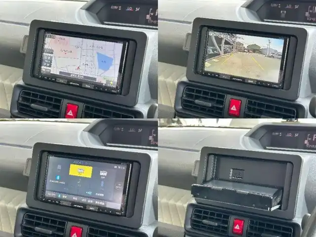 ダイハツ タント X ターボ 静岡県 2020(令2)年 6万km ホワイト 4WD/ターボ車/スマートアシスト/カロッツェリアナビ/バックカメラ/BTオーディオ/前後ドライブレコーダー/ETC/前席シートヒーター/プッシュスタート/スマートキー/パワースライドドア/ＬＥＤヘッドライト/プッシュスタート