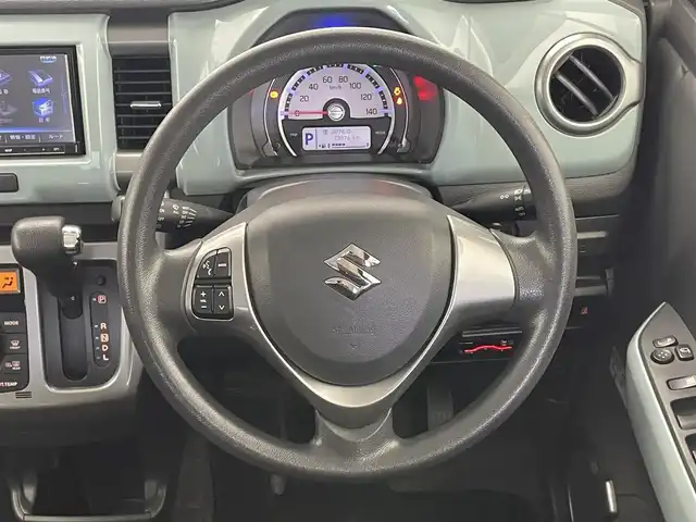 スズキ ハスラー タフワイルド 愛知県 2018(平30)年 7.3万km オフブルーメタリック/ブラック 2トーン 社外ナビ　フルセグＴＶ　ＢＴ　ハーフレザー　シートヒーター　ＥＴＣ　デュアルカメラブレーキ　衝突軽減　車線逸脱　ＨＩＤオートライト　フォグランプ　ナノイーエアコン　プッシュスタート　ツートン色　禁煙車