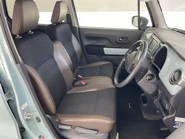スズキ ハスラー タフワイルド 愛知県 2018(平30)年 7.3万km オフブルーメタリック/ブラック 2トーン 社外ナビ　フルセグＴＶ　ＢＴ　ハーフレザー　シートヒーター　ＥＴＣ　デュアルカメラブレーキ　衝突軽減　車線逸脱　ＨＩＤオートライト　フォグランプ　ナノイーエアコン　プッシュスタート　ツートン色　禁煙車