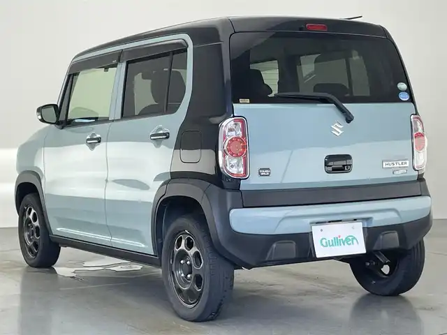 スズキ ハスラー タフワイルド 愛知県 2018(平30)年 7.3万km オフブルーメタリック/ブラック 2トーン 社外ナビ　フルセグＴＶ　ＢＴ　ハーフレザー　シートヒーター　ＥＴＣ　デュアルカメラブレーキ　衝突軽減　車線逸脱　ＨＩＤオートライト　フォグランプ　ナノイーエアコン　プッシュスタート　ツートン色　禁煙車
