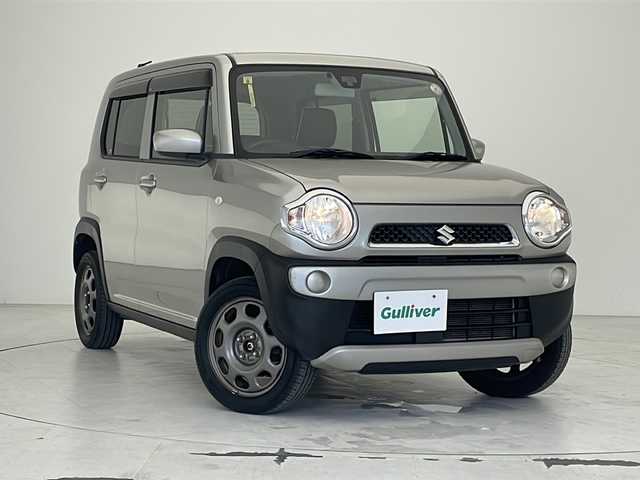スズキ ハスラー G 沖縄県 2018(平30)年 6.8万km スチールシルバーM 社外オーディオ(GCW315)/Bluetooth接続/ＣＤ　/レーダーブレーキサポート　/アイドリングストップ　/プッシュスタート　/スマートキー　/前席シートヒーター　/ＥＴＣ　/オートエアコン　/パワーステアリング　/パワーウィンドウ　/純正フロアマット