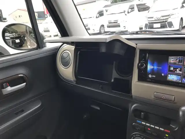 スズキ ラパン G 富山県 2015(平27)年 6.5万km シャンパンピンクPM 社外ナビ/ワンセグTV/Bluetooth/ドライブレコーダー/プッシュスタート/スマートキー/スペアキー１本/シートヒーター/ヘッドライトレベライザー/ベンチシート/パワーウインドウ/ドアバイザー/取扱説明書・保証書