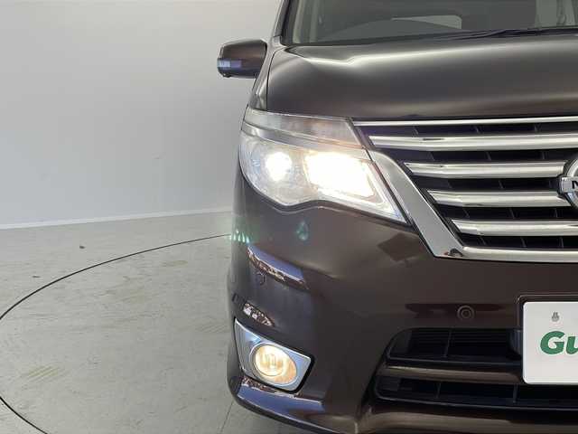 日産 セレナ HWS S HV Vセレ +SeftyⅡ 茨城県 2016(平28)年 7.7万km インペリアルアンバーP 純正ナビ/衝突軽減ブレーキ/両側電動スライドドア/全方位カメラ　/後席モニター/クルーズコントロール/ETC/ドライブレコーダー/純正フロアマット/純正アルミホイール/LEDヘッドライト/フォグランプ/オートライト/スマートキー