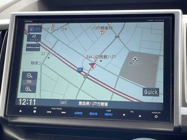 ホンダ ステップワゴン スパーダ Z 青森県 2015(平27)年 11.2万km プレミアムコスミックバイオレットパール 4WD/純正9インチナビ・フルセグTV/CD・DVD・Bluetooth・SD/バックカメラ/両側パワースライドドア/クルーズコントロール/パドルシフト/ワイパーデアイサー/純正エンジンスターター/前後ドライブレコーダー/ビルトインETC/HIDヘッドライト/オートライト/フォグランプ/純正16インチアルミ/スマートキー/スペアキー