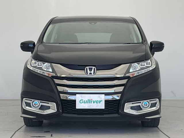 ホンダ オデッセイ アブソルート EX 愛知県 2015(平27)年 4.8万km クリスタルブラックパール ホンダセンシング/純正8型ナビ/フリップダウンモニター/両側パワースライドドア/レーダークルーズコントロール/バックカメラ/パワーシート/純正アルミホイール/LEDヘッドライト/パドルシフト/リアオートエアコン/衝突軽減システム/フルセグ/CD DVD/Bluetooth/ステアリングスイッチ/スマートキー/プッシュスタート