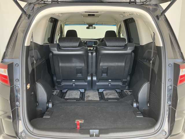 ホンダ オデッセイ アブソルート EX 愛知県 2015(平27)年 4.8万km クリスタルブラックパール ホンダセンシング/純正8型ナビ/フリップダウンモニター/両側パワースライドドア/レーダークルーズコントロール/バックカメラ/パワーシート/純正アルミホイール/LEDヘッドライト/パドルシフト/リアオートエアコン/衝突軽減システム/フルセグ/CD DVD/Bluetooth/ステアリングスイッチ/スマートキー/プッシュスタート