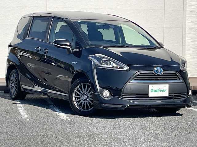 トヨタ シエンタ ハイブリッド G クエロ 千葉県 2018(平30)年 3.6万km ブラックマイカ ＴＲＤエアロ　ナビＮＳＺＴ－Ｗ６６Ｔ　フリップダウンモニター　バックカメラ　両側電動スライドドア　ＨＤＭＩ　ＢＴ　ＵＳＢ　ＥＴＣ　ＡＨＢ　ＬＤＡ　ＰＣＳ　１５インチＡＷ　ＬＥＤライト　オートライト