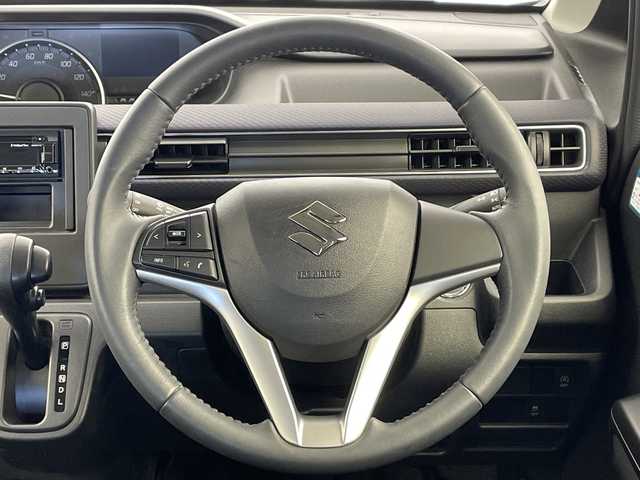 スズキ ワゴンＲ HYBRID FZ 新潟県 2017(平29)年 1万km ブルーイッシュブラックパール3 ClarionCDプレイヤー/USB入力端子/アイドリングストップ/スペアキー/オートエアコン/純正フロアマット/純正アルミホイール/キセノンヘッドライト/純正ドアバイザー/カードホルダー/運転席シートヒーター/ISOFIX