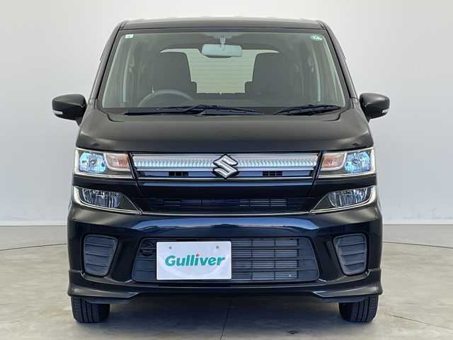 スズキ ワゴンＲ HYBRID FZ 新潟県 2017(平29)年 1万km ブルーイッシュブラックパール3 ClarionCDプレイヤー/USB入力端子/アイドリングストップ/スペアキー/オートエアコン/純正フロアマット/純正アルミホイール/キセノンヘッドライト/純正ドアバイザー/カードホルダー/運転席シートヒーター/ISOFIX