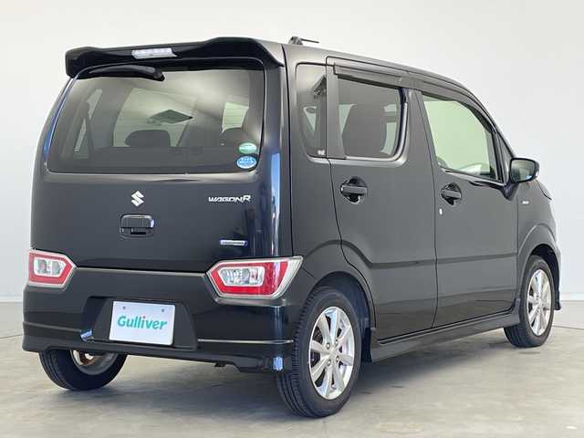 スズキ ワゴンＲ HYBRID FZ 新潟県 2017(平29)年 1万km ブルーイッシュブラックパール3 ClarionCDプレイヤー/USB入力端子/アイドリングストップ/スペアキー/オートエアコン/純正フロアマット/純正アルミホイール/キセノンヘッドライト/純正ドアバイザー/カードホルダー/運転席シートヒーター/ISOFIX