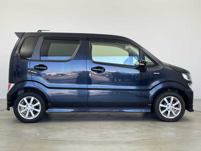 スズキ ワゴンＲ HYBRID FZ 新潟県 2017(平29)年 1万km ブルーイッシュブラックパール3 ClarionCDプレイヤー/USB入力端子/アイドリングストップ/スペアキー/オートエアコン/純正フロアマット/純正アルミホイール/キセノンヘッドライト/純正ドアバイザー/カードホルダー/運転席シートヒーター/ISOFIX