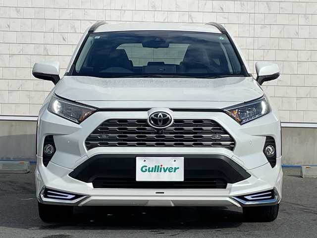 トヨタ ＲＡＶ４ G Zパッケージ 山形県 2021(令3)年 8.8万km ホワイトパールクリスタルシャイン 禁煙車/ワンオーナー/Toyota Safety Sense	/・プリクラッシュセーフティ		/・レーントレーシングアシスト		/・レーダークルーズコントロール		/・ロードサインアシスト		/・発進遅れ告知機能		/・オートマチックハイビーム		/・アダプティブハイビームシステム		/・緊急時操舵支援（アクティブ操舵機能）/モデリスタ（F.S.R）	/ブラインドスポットモニター/レザーシート/純正ディスプレイオーディオ/BT.USB.MiraCast/フルセグ/パノラミックビューモニター/バックカメラ/デジタルインナーミラー/ETC2.0/ドライブレコーダー/おくだけ充電/ダウンヒルアシスト/電動パーキングブレーキ/オートブレーキホールド/電動リアゲート/LEDヘッドライト/ルーフレール/シートヒーター/スペアキー