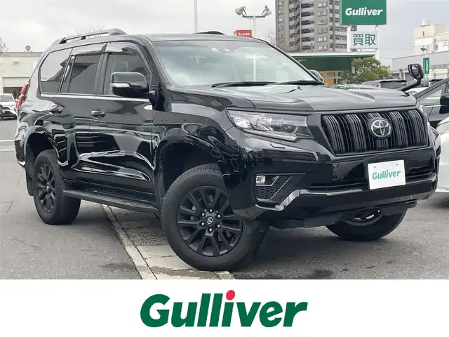 トヨタ ランドクルーザー プラド TX Lパッケージ マットブラED 島根県 2023(令5)年 5.1万km ブラック 社外９インチＳＤナビ　/フルセグTV　/ＤＶＤ再生　/Ｂｌｕｅｔｏｏｔｈ接続　/バックカメラ　/ビルトインＥＴＣ2.0 　/前後ドライブレコーダー/トヨタセーフティセンス/・レーダークルーズコントロール/・プリクラッシュセーフティ/・レーンディパーチャーアラート/・オートマチックハイビーム/黒レザーシート/電動格納サードシート/前席パワーシート／シートヒーター/エアーシート/前後コーナーセンサー　/純正LEDヘッドライト　/純正LEDフォグライト/純正１８インチアルミホイール/保証書/取扱説明書