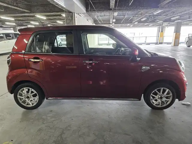 ダイハツ キャスト スタイル GターボプライムコレSAⅡ 香川県 2016(平28)年 6.8万km ファイアークォーツレッドM 〇ワンオーナー/〇ターボ/〇純正ナビ/〇フルセグTV/〇ビルトインETC/〇スマートアシスト2/〇LEDヘッドライプ/フォグランプ/〇オートライト/〇社外14インチアルミ/〇革巻きステアリング/〇白革合皮シート/〇シートヒーター/〇スマートキー/〇禁煙車