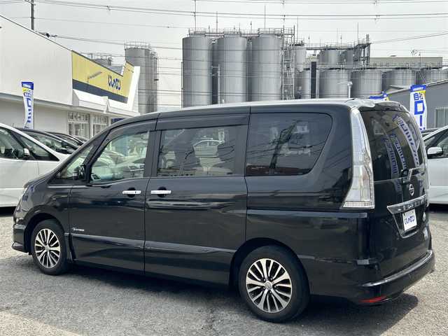 日産 セレナ ハイウェイスター Sハイブリッド 京都府 2014(平26)年 9.5万km 黒 (株)IDOMが運営する【じしゃロン伏見店】の自社ローン専用車両になりますこちらは現金またはオートローンご利用時の価格です。自社ローンご希望の方は別途その旨お申付け下さい
