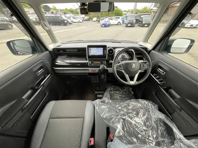 スズキ スペーシア カスタム HYBRID XS ターボ 愛媛県 2019(令1)年 2.5万km ブルーイッシュブラックパール3 両側電動スライドドア/全方位カメラ/前後録画ドライブレコーダー/社外メモリナビ/CD/DVD/BT/MSV/iPod/フルセグTV/ETC/クルーズコントロール/ハーフレザーシート/シートヒーター/コーナーセンサー/デュアルカメラブレーキサポート/車線逸脱警報機能/先行車発進お知らせ機能/後方誤発進抑制機能/車線逸脱抑制機能/誤発進抑制機能/ふらつき警報機能/ハイビームアシスト/後退時ブレーキサポート/LEDヘッドライト/オートライト/フォグランプ/純正15インチアルミホイール/純正フロアマット/プッシュスタート/スマートキー