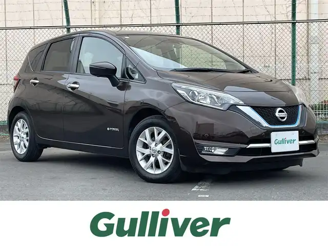日産 ノート e－パワー メダリスト 東京都 2016(平28)年 6.8万km インペリアルアンバーP 純正ナビ/アラウンドビュー/インテリジェントルームミラー/エマージェンシーブレーキ/車線逸脱警報/アイドリングストップ/横滑り防止措置/スマートキー/ETC/オートエアコン/ドライブレコーダー