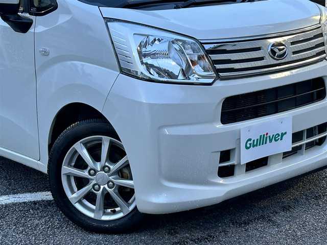 ダイハツ ムーヴ X ターボ SAⅢ 静岡県 2018(平30)年 1.8万km パールホワイトⅢ ユーザー買取車両/ワンオーナー/純正SDナビ(NSZM-W66D)/　【CD/DVD/BT/地デジフルセグTV】/純正14インチAW/スマートアシスト/衝突被害軽減システム/シートヒーター/バックカメラ/アイドリングストップ機能/スマートキー/Egプッシュスタート/USBポート/ステアリングスイッチ/新車時保証書/取扱説明書/スペアキー×1