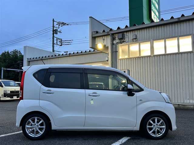 ダイハツ ムーヴ X ターボ SAⅢ 静岡県 2018(平30)年 1.8万km パールホワイトⅢ ユーザー買取車両/ワンオーナー/純正SDナビ(NSZM-W66D)/　【CD/DVD/BT/地デジフルセグTV】/純正14インチAW/スマートアシスト/衝突被害軽減システム/シートヒーター/バックカメラ/アイドリングストップ機能/スマートキー/Egプッシュスタート/USBポート/ステアリングスイッチ/新車時保証書/取扱説明書/スペアキー×1