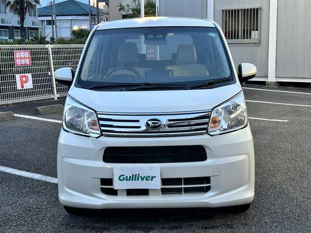 ダイハツ ムーヴ X ターボ SAⅢ 静岡県 2018(平30)年 1.8万km パールホワイトⅢ ユーザー買取車両/ワンオーナー/純正SDナビ(NSZM-W66D)/　【CD/DVD/BT/地デジフルセグTV】/純正14インチAW/スマートアシスト/衝突被害軽減システム/シートヒーター/バックカメラ/アイドリングストップ機能/スマートキー/Egプッシュスタート/USBポート/ステアリングスイッチ/新車時保証書/取扱説明書/スペアキー×1
