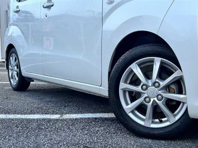 ダイハツ ムーヴ X ターボ SAⅢ 静岡県 2018(平30)年 1.8万km パールホワイトⅢ ユーザー買取車両/ワンオーナー/純正SDナビ(NSZM-W66D)/　【CD/DVD/BT/地デジフルセグTV】/純正14インチAW/スマートアシスト/衝突被害軽減システム/シートヒーター/バックカメラ/アイドリングストップ機能/スマートキー/Egプッシュスタート/USBポート/ステアリングスイッチ/新車時保証書/取扱説明書/スペアキー×1
