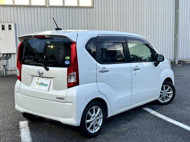ダイハツ ムーヴ X ターボ SAⅢ 静岡県 2018(平30)年 1.8万km パールホワイトⅢ ユーザー買取車両/ワンオーナー/純正SDナビ(NSZM-W66D)/　【CD/DVD/BT/地デジフルセグTV】/純正14インチAW/スマートアシスト/衝突被害軽減システム/シートヒーター/バックカメラ/アイドリングストップ機能/スマートキー/Egプッシュスタート/USBポート/ステアリングスイッチ/新車時保証書/取扱説明書/スペアキー×1
