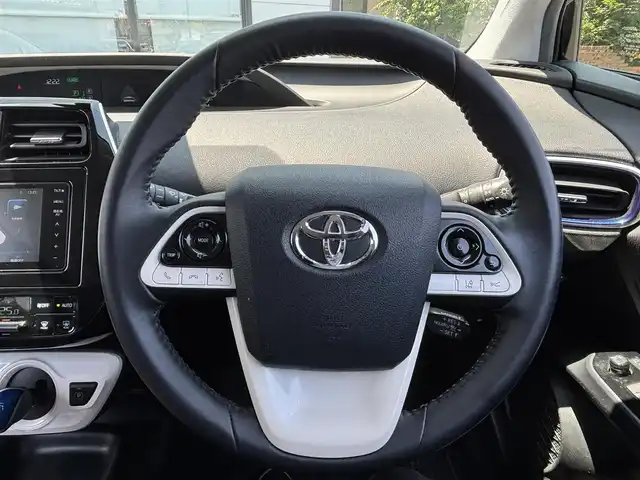 トヨタ プリウス S ツーリングセレクション 宮城県 2017(平29)年 11.7万km アティチュードブラックマイカ 登録時走行距離116694km/社外ナビ【フルセグ/BT/FM/AM/CD/DVD】/社外ＡＷ/クルコン/ＬＥＤ/シートヒーター【D席・N席】