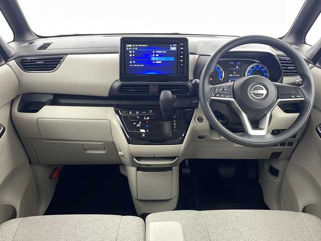 日産 ルークス X 栃木県 2023(令5)年 0.6万km ブロッサムピンク 純正ナビ/（CD/BT/AM・FM)/ETC2.0/アラウンドビューモニター/エマージェンシーブレーキ/車線逸脱警報/横滑り防止/両側パワースライドドア/電動格納ミラー/プッシュスタート/先行車発進お知らせ/道路標識表示/プッシュスタート/スマートキー