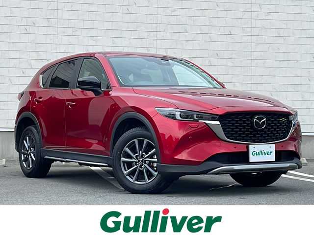 マツダ ＣＸ－５ XD フィールドジャーニー 山形県 2022(令4)年 4.9万km ソウルレッドクリスタルM 禁煙車/i-ACTIVSENSE/・トラクションコントロールシステム（ＴＣＳ）/・アイ・ストップ（ｉ－ｓｔｏｐ）/・クルージング＆トラフィック・サポート（ＣＴＳ）/・マツダ・レーダー・クルーズ・コントロール（ＭＲＣＣ）/・レーンキープ・アシスト・システム（ＬＡＳ）/ブラインドスポットモニター/360°ビューモニター/ハーフレザーシート/パワーシート/純正ナビ(BT.USB.SD)/パドルシフト/ETC/パーキングセンサー/電動パーキングブレーキ/オートホールド/ドライブレコーダー/プッシュスタート/スマートキーｘ２/ＬＥＤヘッドライト