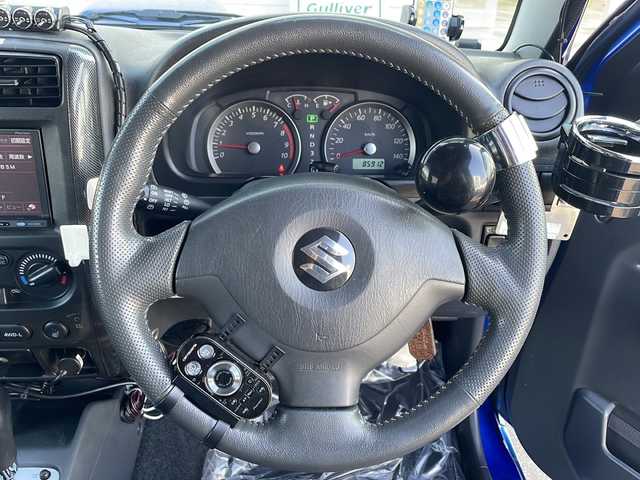 スズキ ジムニー クロスアドベンチャー XC 道東・釧路十勝 2010(平22)年 8.6万km パールメタリックカシミールブルー 4WD/ナビ　AVIC-HRZ990/　(AM/FM/CD/DVD)/エンジンスターター/ドライブレコーダー/ハーフレザーシート/シートヒーター/2WD⇔4WD切替/GPSレーダー/室内LED/冬タイヤ積込/純正16インチAW/純正フロアマット/ドアバイザー/マッドガード/ABS/横滑り防止装置