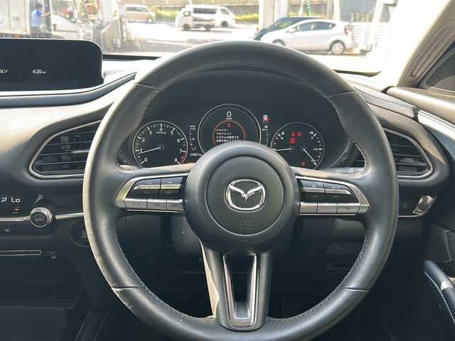 マツダ ＣＸ－３０ 20S 京都府 2021(令3)年 3.5万km チタニウムフラッシュマイカ ワンオーナー/純正ナビ/ ・フルセグTV/BT/AM/FM/バックカメラ/衝突軽減システム/電動パーキングブレーキ/レーダークルーズコントロール/パーキングセンサー（フロント・リア）/レーンキープアシスト/車線逸脱警報システム/コーナーセンサー/TSC/後側方接近車両検知システム/ブラインドスポットモニター/横滑り防止装置/オートライト/オートハイビーム/オールオートパワーウィンドウ/オートリトラクタブルミラー/プッシュスタート/ビルトインETC/社外AWつきスタッドレスタイヤ積込/純正フロアマット/保証書/取扱説明書/スマートスペアキー×１