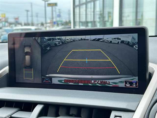 レクサス ＮＸ 300h バージョンL 道南・函館 2019(平31)年 3.6万km ソニックチタニウム 純正ナビ/フルセグＴＶ/衝突軽減ブレーキ/全周囲カメラ/３眼ライト/リア電動リクライニング/シートヒーター/ベンチレーション/パワーバックドア/ステアリングヒーター/クルーズコントロール/赤革シート