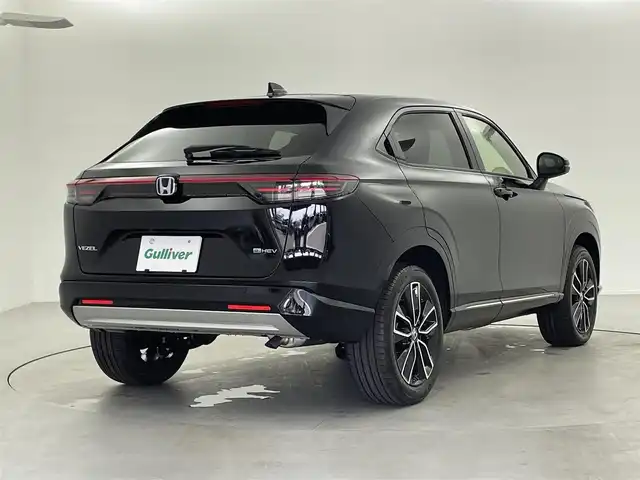 ホンダ ヴェゼル ハイブリッド e:HEV Z 福井県 2025(令7)年 0.1千km クリスタルブラックパール Honda CONNECTディスプレイ（ナビ機能付き）/ビルトインETC2.0車載器/ワイヤレス充電器/ハーフレザーシート/シートヒーター/ハンドルヒーター/電動バックドア/電格ミラー/ホンダセンシング/ブラインドスポットモニター