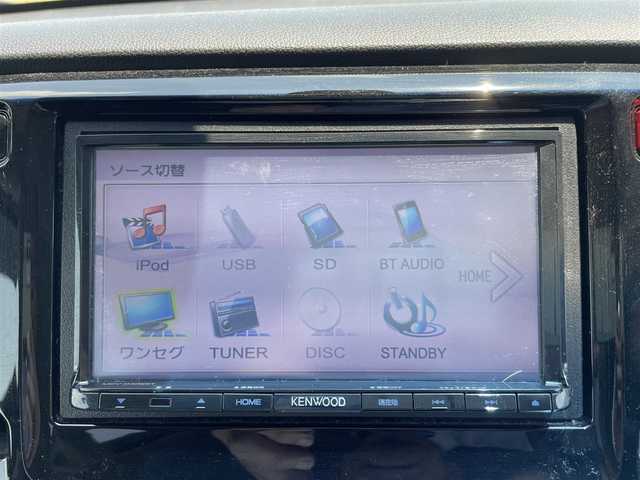 ホンダ Ｎ ＷＧＮ カスタム G Aパッケージ 群馬県 2015(平27)年 5.1万km スマートブラック シティーブレーキ/社外メモリナビ　MDV-D402BT/　(CD DVD ワンセグ Bluetooth iPod SD USB FM AM)/バックカメラ/ETC/クルーズコントロール/HIDヘッドライト/オートライト/革巻きステアリング/ステアリングスイッチ/電動格納ミラー/ハーフレザーシート/横滑り防止/純正フロアマット/ドアバイザー/社外14インチＡＷ冬タイヤ積み込み/取扱説明書/保証書/スペアキー