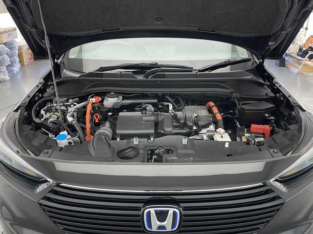 ホンダ ヴェゼル ハイブリッド e:HEV X 長野県 2023(令5)年 2.3万km クリスタルブラックパール 4WD/寒冷地仕様/純正ナビ　VXM-235i/バックカメラ/前席シートヒーター/衝突軽減ブレーキ/レーンキープアシスト/レーダークルーズコントロール/前後コーナーセンサー/ダウンヒルアシストコントロール/LEDヘッドライト/パドルシフト/電動パーキングブレーキ/ブレーキホールド/ヘッドライトレベライザー/ヘッドライトレベライザー/ドアバイザー/スマートキー