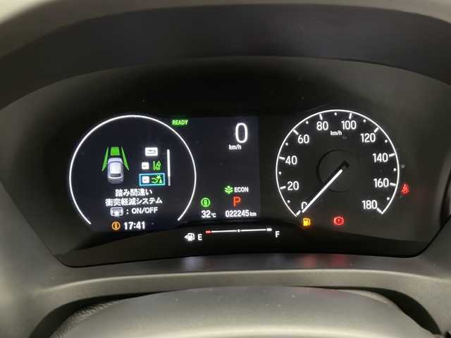 ホンダ ヴェゼル ハイブリッド e:HEV X 長野県 2023(令5)年 2.3万km クリスタルブラックパール 4WD/寒冷地仕様/純正ナビ　VXM-235i/バックカメラ/前席シートヒーター/衝突軽減ブレーキ/レーンキープアシスト/レーダークルーズコントロール/前後コーナーセンサー/ダウンヒルアシストコントロール/LEDヘッドライト/パドルシフト/電動パーキングブレーキ/ブレーキホールド/ヘッドライトレベライザー/ヘッドライトレベライザー/ドアバイザー/スマートキー