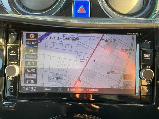 日産 ノート e－パワー メダリスト FOUR 道央・札幌 2019(平31)年 7.6万km シャイニングブルー ・４WD/・純正メモリナビ/ＢＴ・ＳＤ・ＣＤ・ＤＶＤ・フルセグ・ラジオ・ＡＵＸ/・衝突被害軽減システム/・アラウンドビュー/・バック・サイドカメラ/・レーンキープアシスト/・横滑り防止装置/・レーダークルーズ/・コーナーセンサー/・車両接近通報装置/・デジタルインナーミラー/・純正エンジンスターター/・ドライブレコーダー/・ETC/・LEDヘッドライト/・フォグランプ/・スペアキー