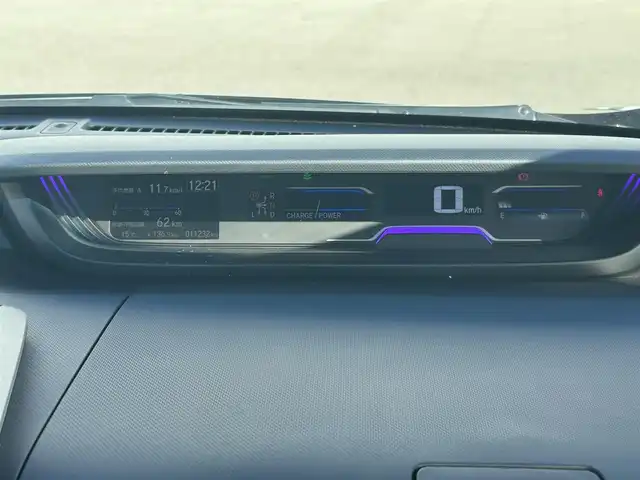 ホンダ フリード ハイブリット クロスター 大阪府 2023(令5)年 1.2万km クリスタルブラックパール 純正ナビ　/・フルセグTV/USB/BT/DVD/ホンダセンシング　/バックカメラ　/前後ドライブレコーダー /ビルトインETC /両側パワースライドドア /D/N席シートヒーター/ハーフレザーシート /LEDヘッド /純正15インチAW /純正フロアマット/カーテンエアバック/スペアキー/保証書・取説