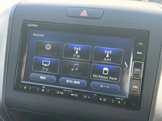 ホンダ フリード ハイブリット クロスター 大阪府 2023(令5)年 1.2万km クリスタルブラックパール 純正ナビ　/・フルセグTV/USB/BT/DVD/ホンダセンシング　/バックカメラ　/前後ドライブレコーダー /ビルトインETC /両側パワースライドドア /D/N席シートヒーター/ハーフレザーシート /LEDヘッド /純正15インチAW /純正フロアマット/カーテンエアバック/スペアキー/保証書・取説